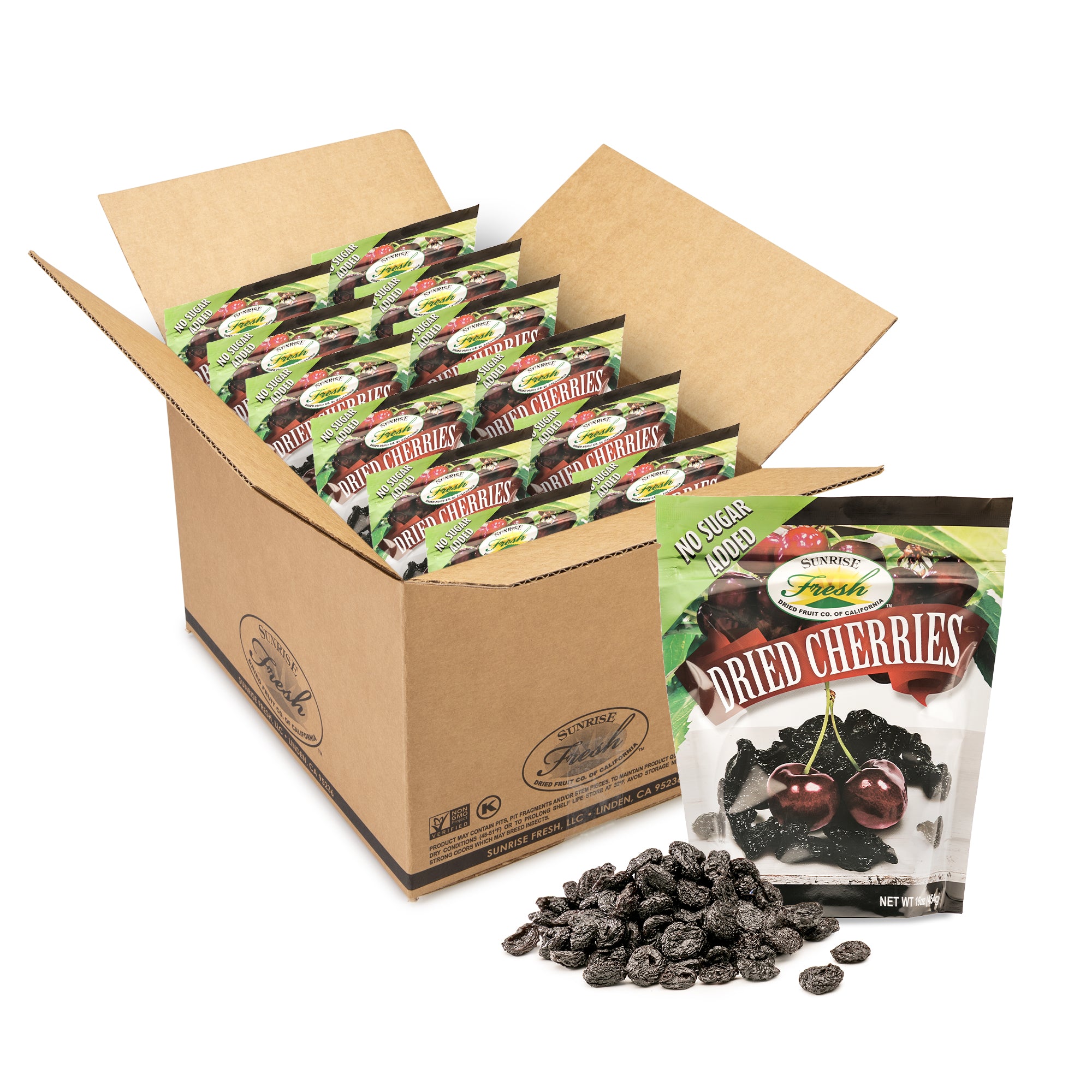 Dark Sweet Cherries, Case Bulk, Foodservice & Resale Sunrise Fresh